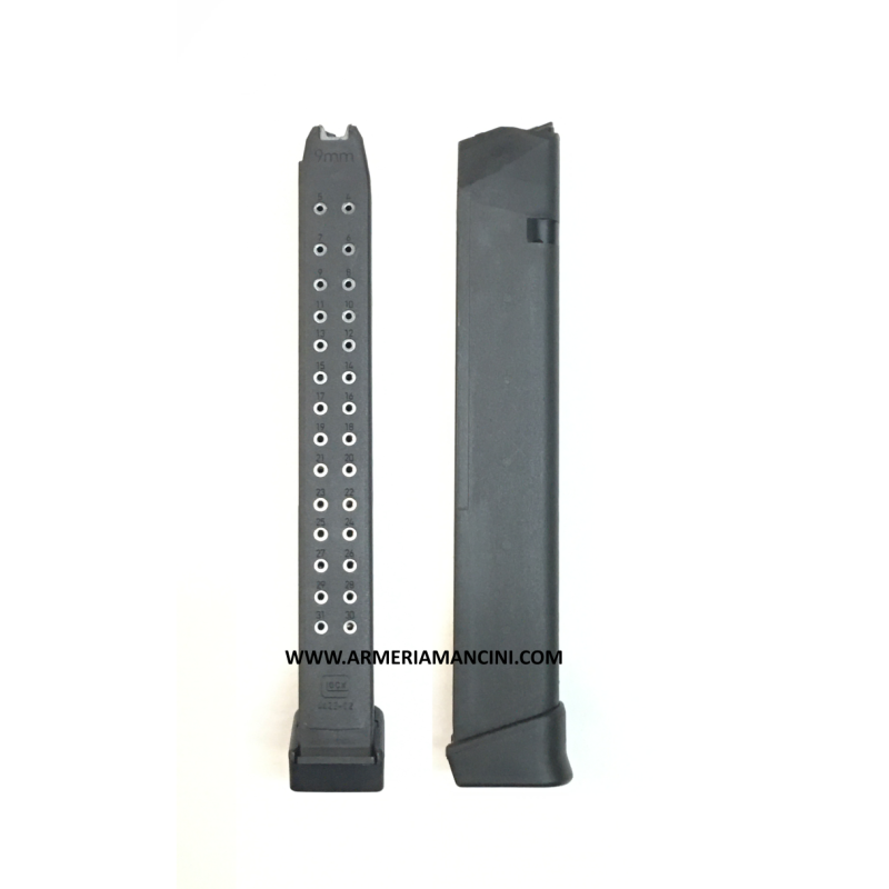 Caricatore Per Pistola Glock Cal 9x21 Colpi 33