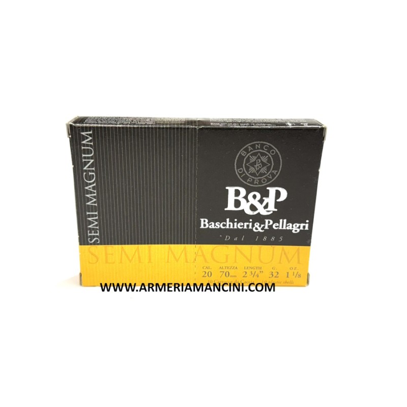 Cartucce B&p Semi Magnum Cal 20 Gr 32