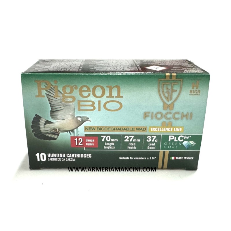 Cartucce Fiocchi Pigeon Bio Calibro 12 Grammi 37