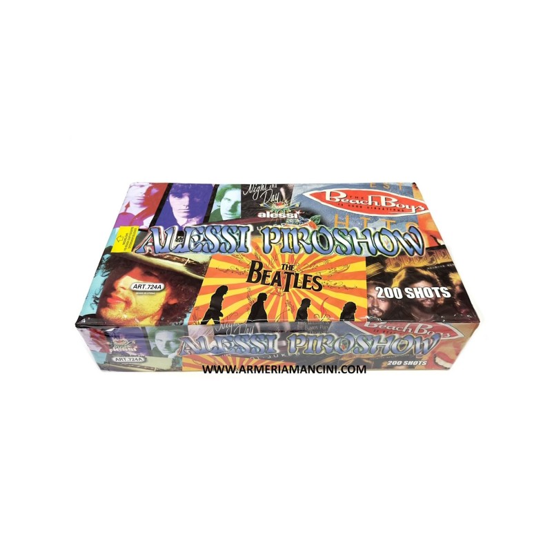 Spettacolo Batteria Alessi Piroshow 200 Lanci