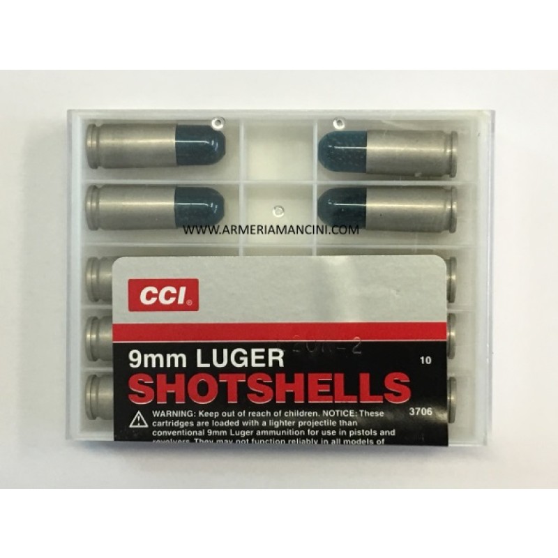 Munizioni Cci A Pallini Cal 9 Mm Luger