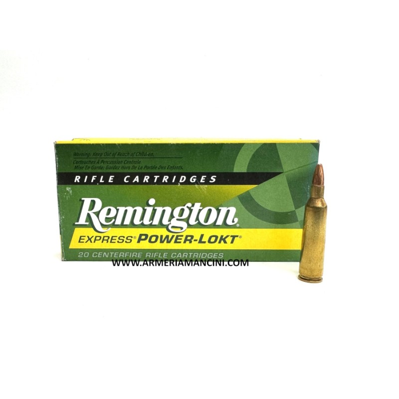 Munizioni Remington Cal 22-250 Rem Gr 55 Power Lokt Hp