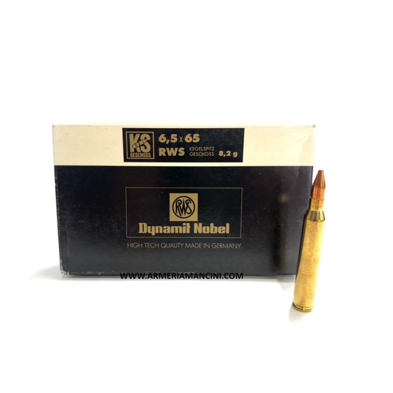 Munizioni Rws Cal 6,5x65 Gr 127 Ks