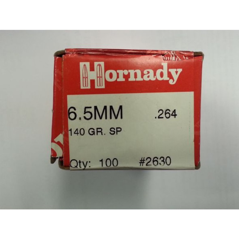 Palle Hornady Interlock Cal 6,5 Mm Gr 140 Sp