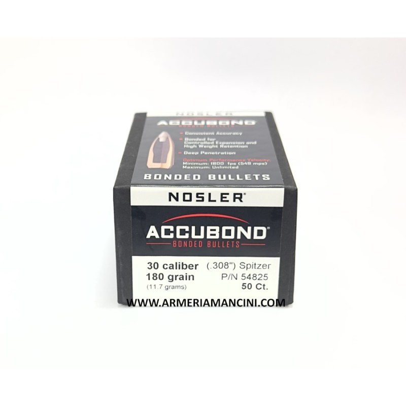 Palle Nosler Accubond Cal 30 Gr 180
