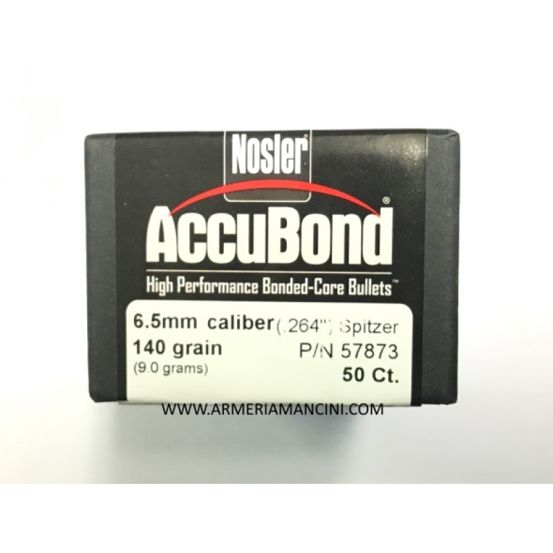Palle Nosler Accubond Cal 6,5 Mm Gr 140