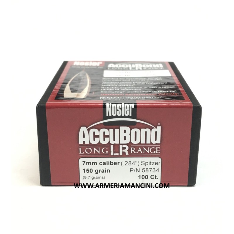 Palle Nosler Accubond Long Range Cal 7 Mm Gr 150