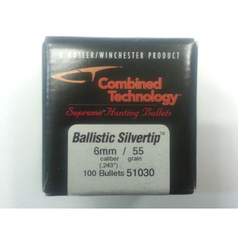 Palle Nosler Ballistic Silvertip Cal 6 Mm Gr 55
