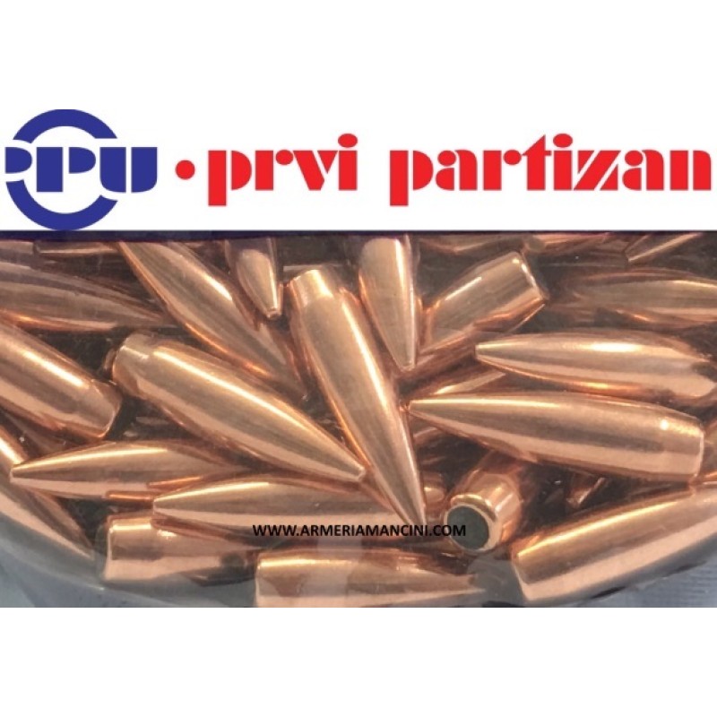 Palle Prvi Partizan Cal 30 Gr 175 Match Fmj Bt