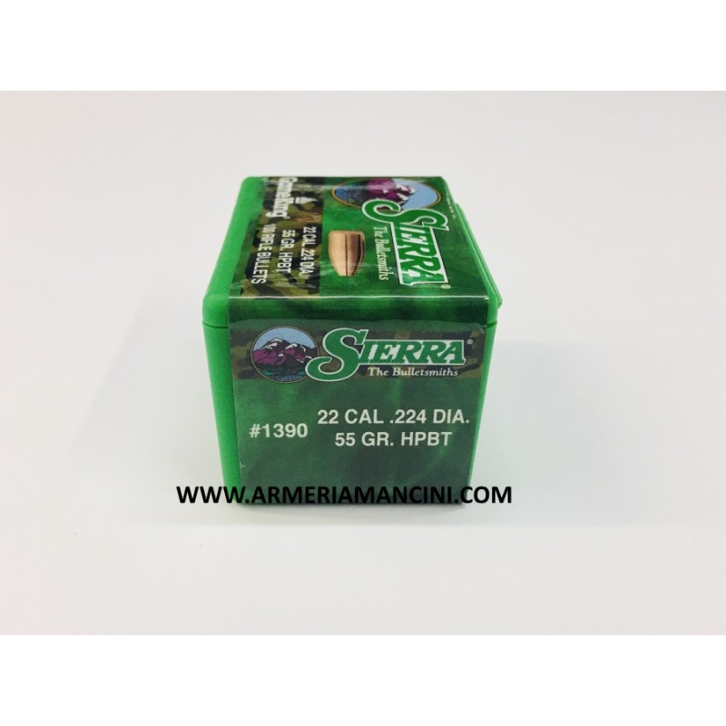 Palle Sierra Gameking Cal 22 Gr 55 Hpbt