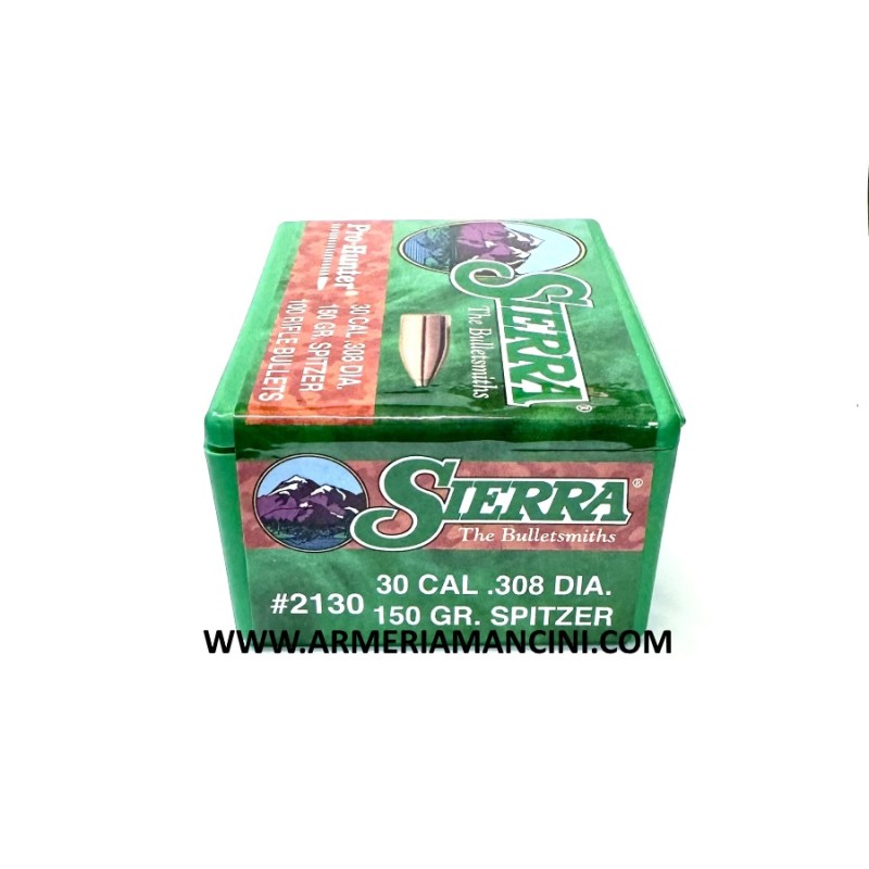 Palle Sierra Pro-hunter Cal 30 Gr 150 Spitzer
