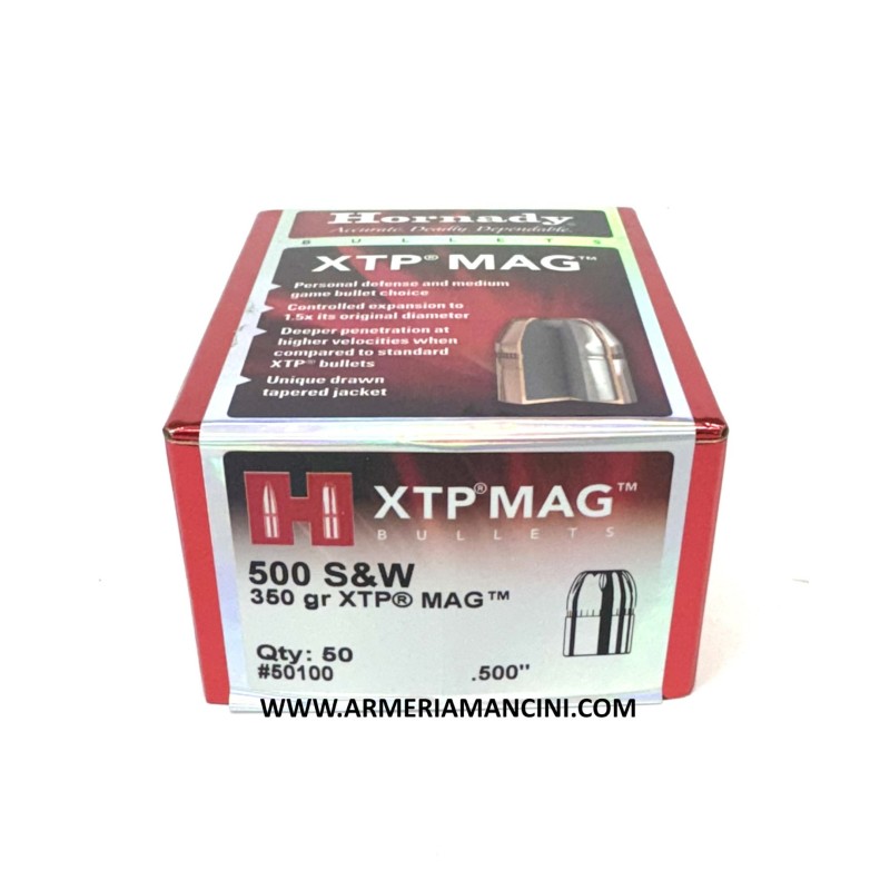 Palle Hornady Xtp Mag Cal 500 S&w Gr 350
