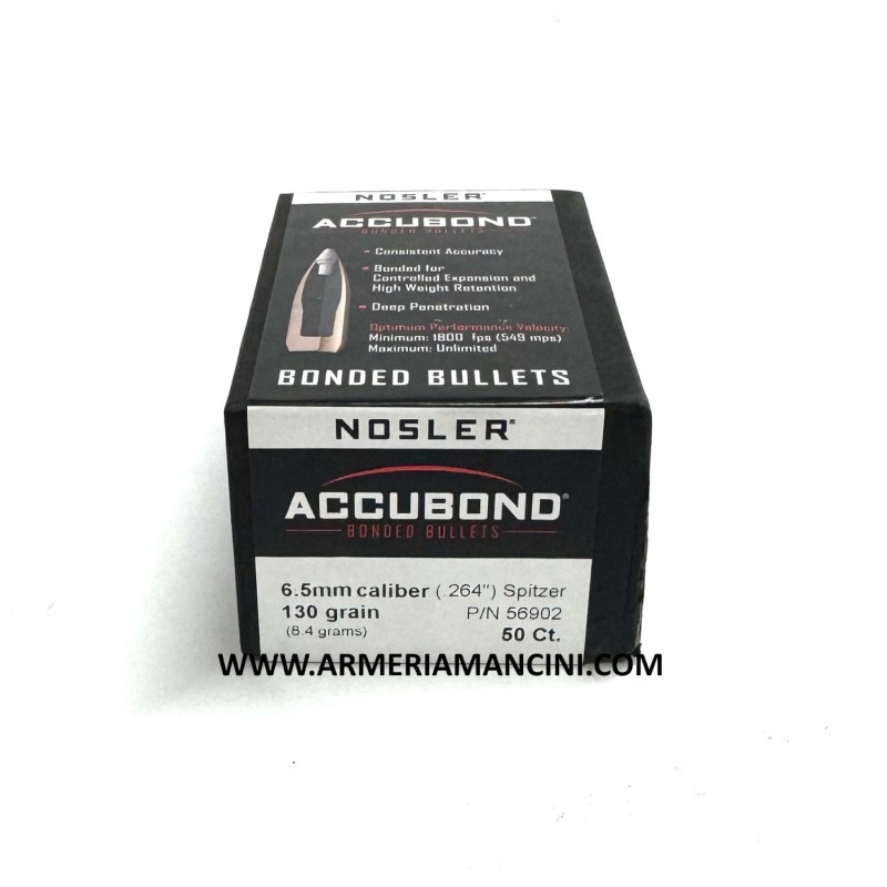 Palle Nosler Accubond Cal 6,5 Mm Gr 130