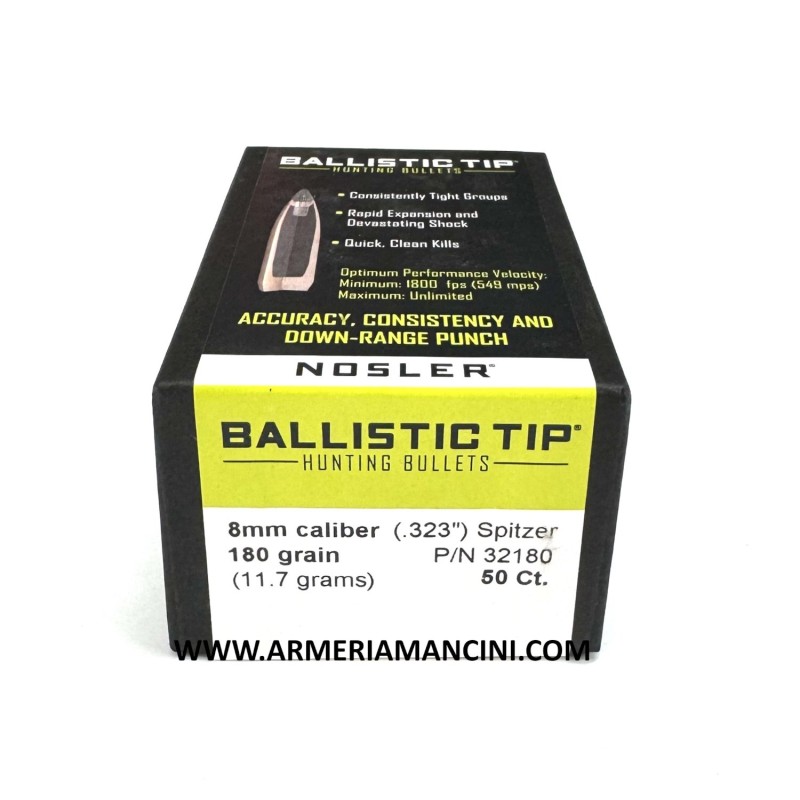 Palle Nosler Ballistic Tip Cal 8 mm Gr 180