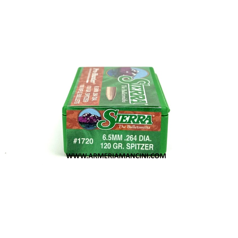 Palle Sierra Pro-hunter Cal 6,5 Mm Gr 120 Spitzer