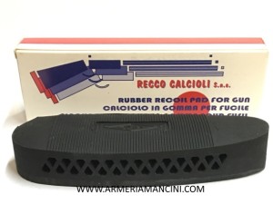 Calciolo In Gomma Traforato Nero 20 Mm Interasse 82 Mm