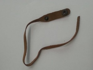 Calzetta Piccione In Cuoio Con Volantino