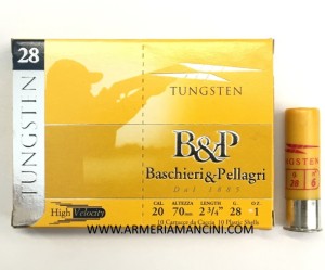 Cartucce B&p Mg2 Tungsten Cal 20 Gr 28