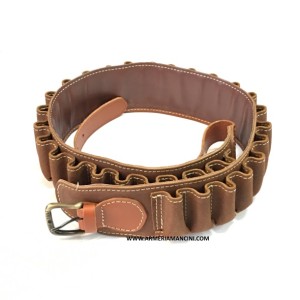 Cartuccera Per Fucile In Pelle Cal 12 Celle 30