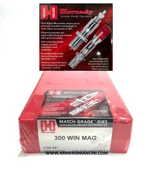 Hornady Die Set Match Grade W.adj Micrometer 300 Win Mag