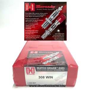 Hornady Die Set Match Grade W.adj Micrometer 308 Win 