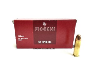 Munizioni Fiocchi Cal 38 Spl Gr 158 Fmj