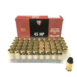 Munizioni Fiocchi Cal 45 Hp Gr 230 Ltc Gzn