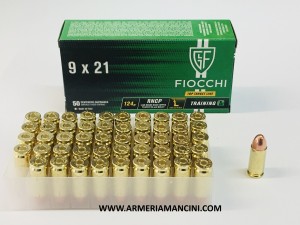 Munizioni Fiocchi Cal 9x21 Gr 124 Rncp