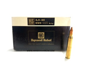 Munizioni Rws Cal 6,5x65 Gr 127 Ks