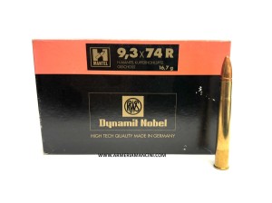 Munizioni Rws Cal 9,3x74r Gr 258 Hmantel