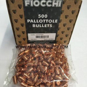 Palle Fiocchi Da Pistola Cal 9x21 Gr 148 Fncp