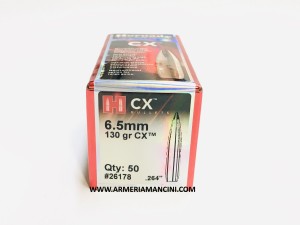 Palle Hornady Cx Cal 6,5 Gr 130