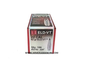Palle Hornady Eld Vt Cal 22 Gr 62