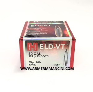 Palle Hornady Eld Vt Cal 30 Gr 174