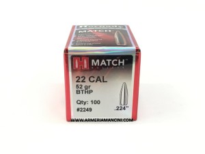 Palle Hornady Match Bthp Cal 22 Gr 52