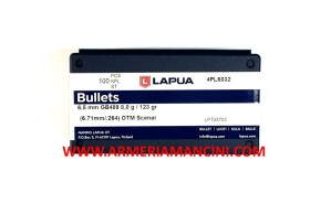 Palle Lapua Scenar Cal 6,5 Gr 123 Otm