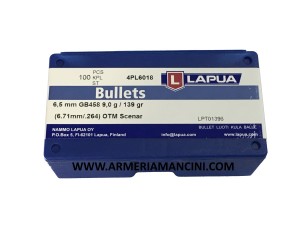 Palle Lapua Scenar Cal 6,5 Gr 139 Otm