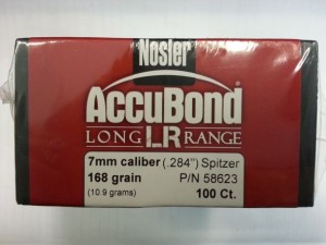 Palle Nosler Accubond Long Range Cal 7 Mm Gr 168