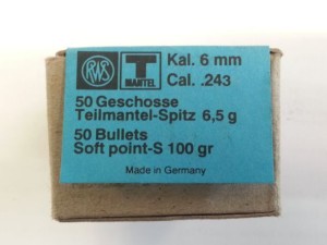 Palle Rws T Mantel Cal 6 Mm Gr 100