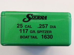 Palle Sierra Gameking Cal 25 Gr 117 Spitzer