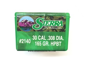 Palle Sierra Gameking Cal 30 Gr 165 Hpbt