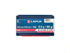 Palle Lapua Scenar Cal 30 Gr 185 Otm