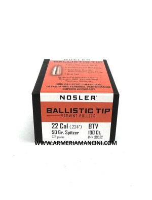 Palle Nosler Ballistic Tip Cal 22 Gr 50