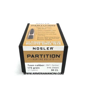 Palle Nosler Partition Cal 7 Mm Gr 175