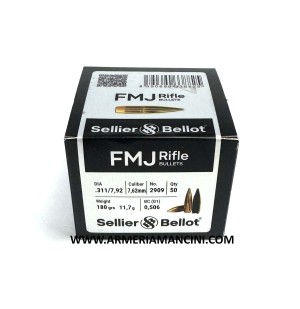 Palle S&b Cal 303 British Grs 180 Fmj