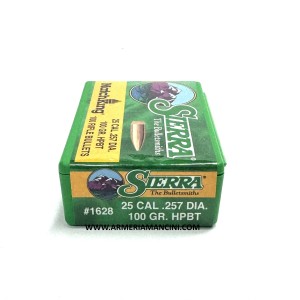 Palle Sierra Matchking Cal 25 Gr 100 Hpbt