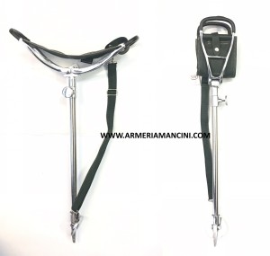 Sgabello In Alluminio Con Puntale