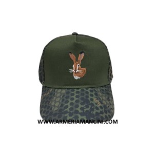 Cappello Con Ricamo Lepre