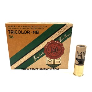 Cartucce B&p Tricolor Vintage Cal 12 Gr 36