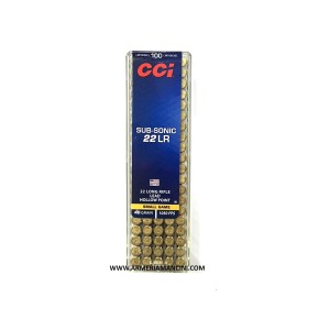 Munizioni Cci Subsonic Cal 22 Lr